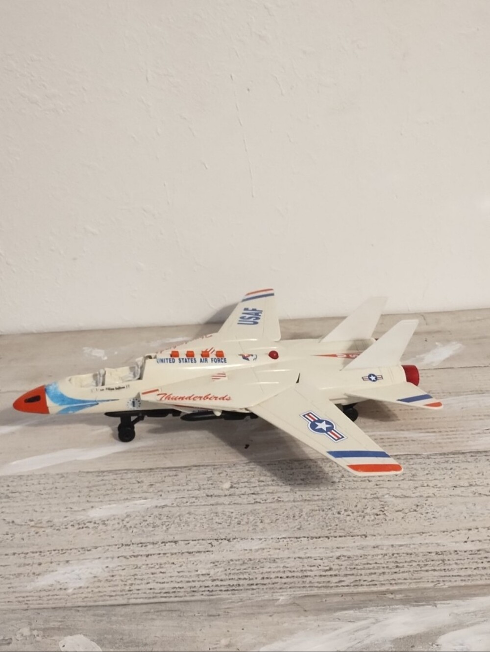 Original 1996 Thunderbirds Jet Plane VINTAGE Toy w/ Retractable Wings by Empire